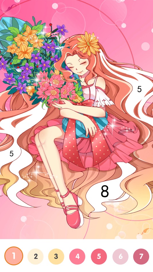 #2. 涂色大师-数字填色画画游戏 (iOS) 由: 红岩 刘