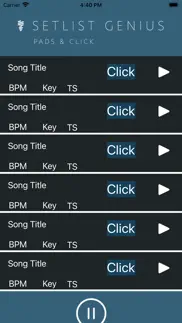 setlist genius - pads & click iphone screenshot 1