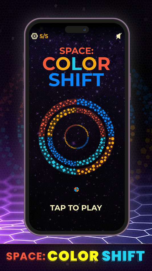 #1. Space: Color Shift (iOS) 由: Monihub Pte. Ltd