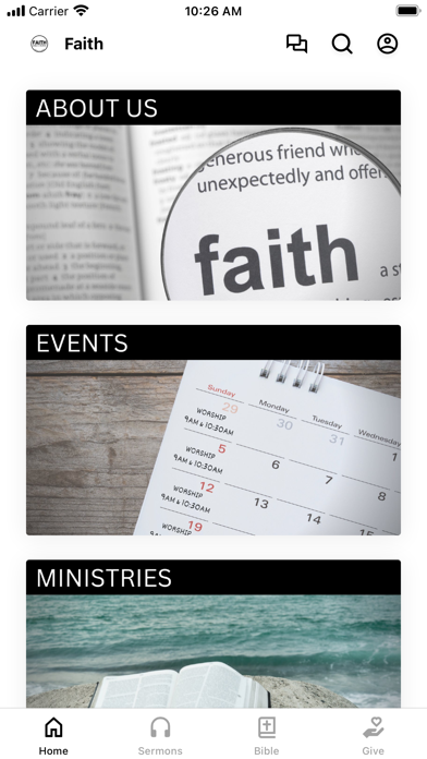 Faith Bible Lincoln City Screenshot