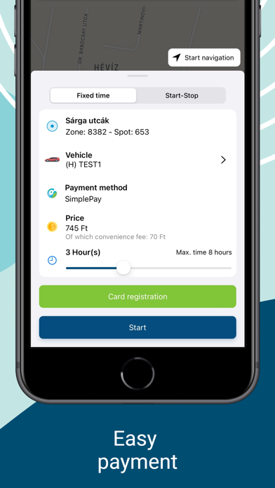 Hévíz smart parking Screenshot