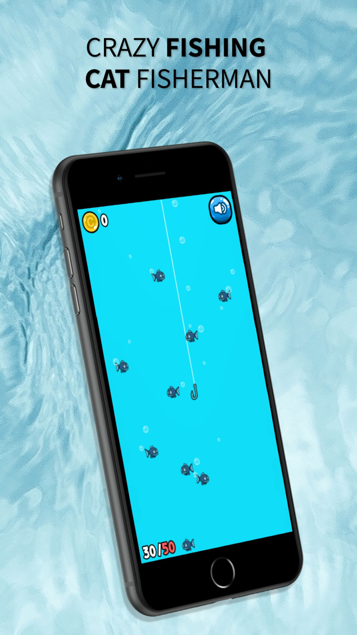 Crazy Fishing - Cat Fisherman