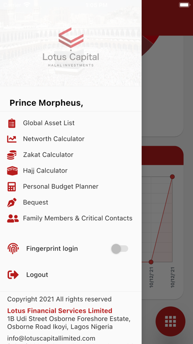 Lotus Capital Calculators Screenshot