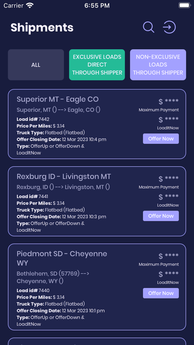 Cashfreight Screenshot