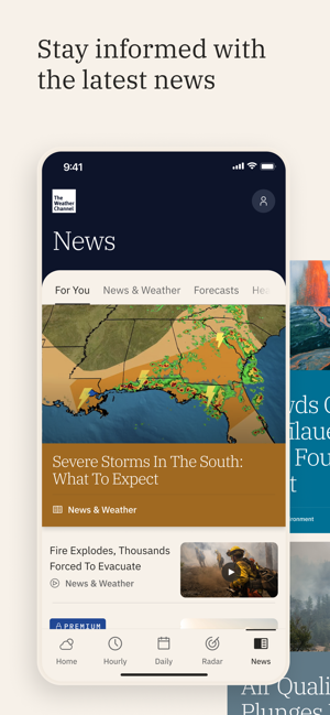 ‎Forecast - The Weather Channel Screenshot