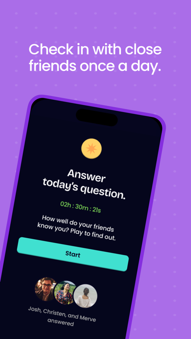QuickTalk. Real friends share. iPhone screenshot 1 - Social Networking app