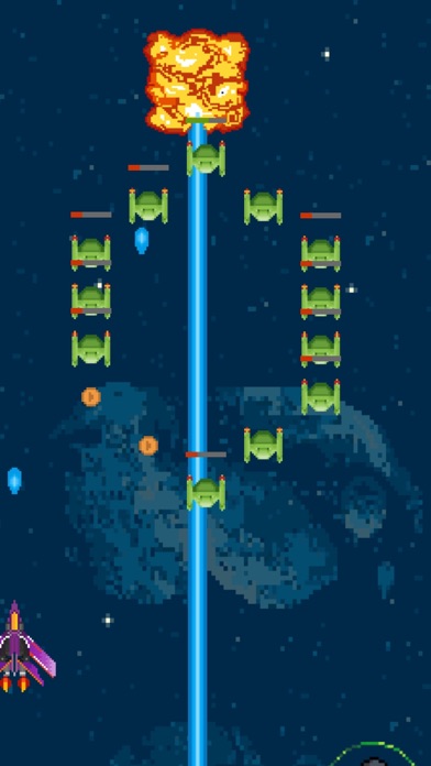 Pixel Space Shooter Galaxy Screenshot