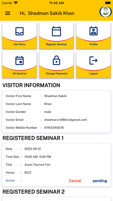 Asian Tourism Fair Screenshot