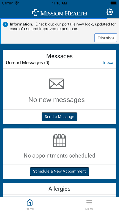 Mission Patient Connect Screenshot
