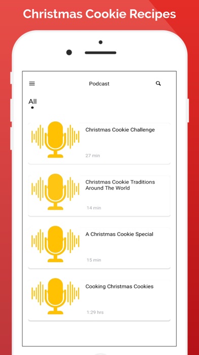 Christmas Cookie Recipes App Screenshot