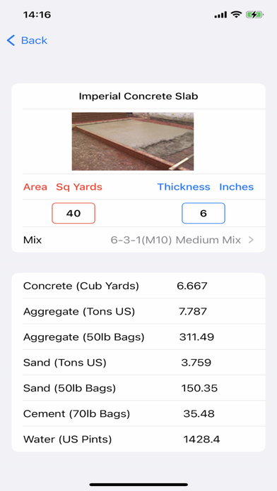 BuildersCalcs Screenshot