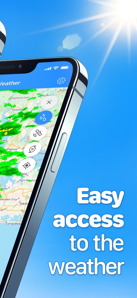 Weather ۬ - This tool offers an interactive map with radar overlays, allowing for easy customization of the displayed weather phenomena such as rain or storm activity.