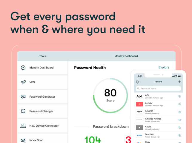 ‎Dashlane Password Manager Screenshot