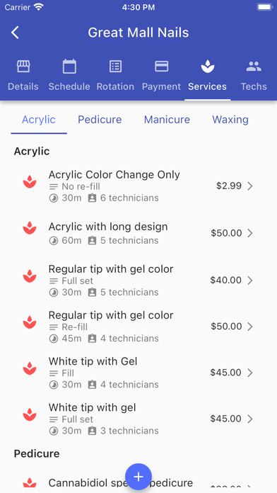 SalonXpress Screenshot