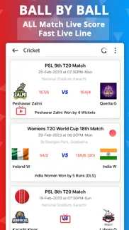 ipl live - cricket live score iphone screenshot 1