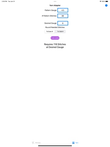 Knitting Stitch Calculatorのおすすめ画像3