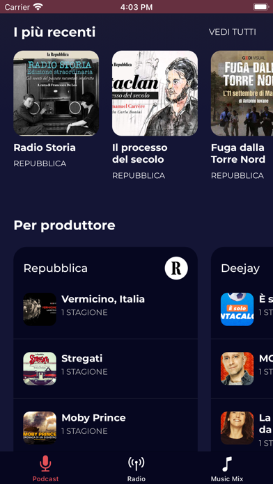 OnePodcast Screenshot