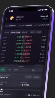 kraken pro: crypto trading iphone screenshot 2
