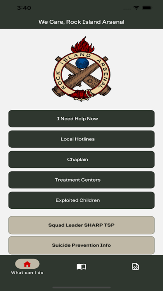 #1. WeCare, Rock Island Arsenal (iOS) 由: TRADOC Mobile