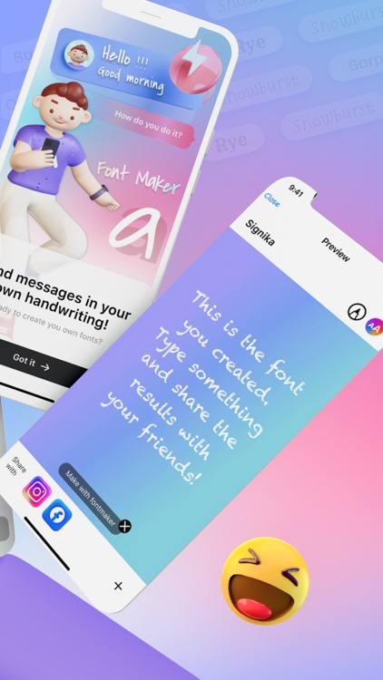 FontMaker - Handwriting Art