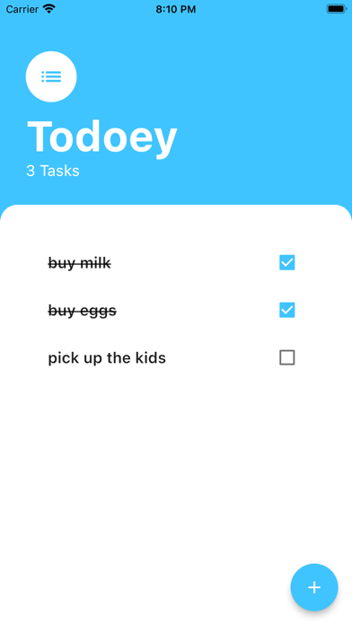 Todoey Tasks Screenshot 1 - AppWisp.com