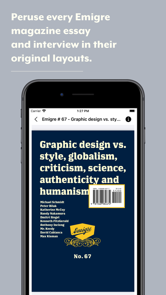 #4. Emigre Fonts (iOS) 由: Emigre Inc.
