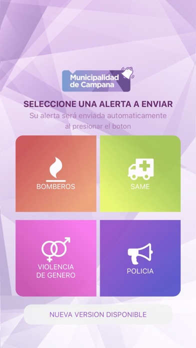 Campana Alerta Screenshot