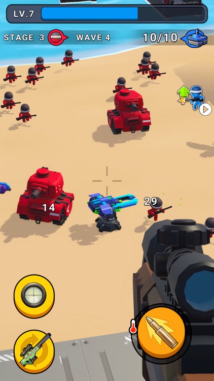 Snipe Gun War : Defense Beach screenshot-4