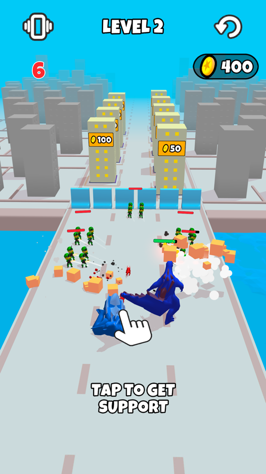 #2. Merge Monster 3D (iOS) 由: LIPSAR STUDIO, OOO