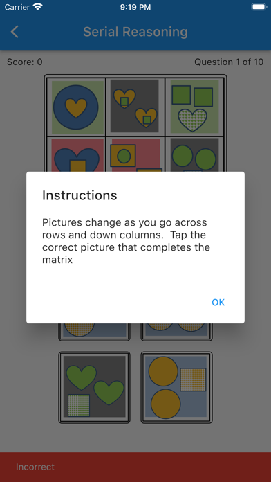 NNAT2 Ability Trainer Grade 6 Screenshot