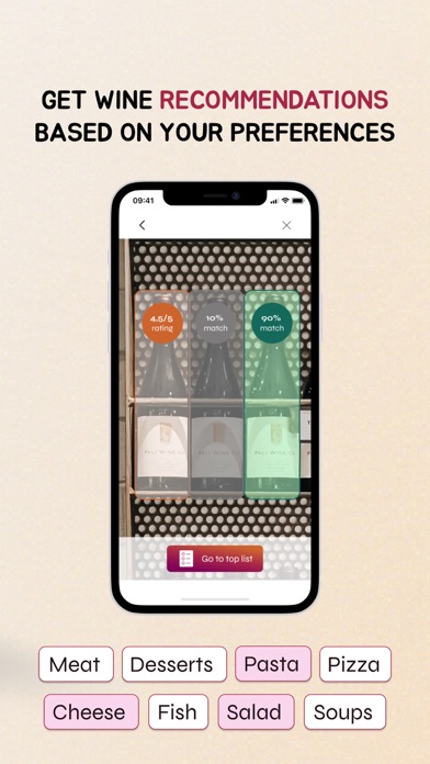 DelVino: AI wine scanner Screenshot