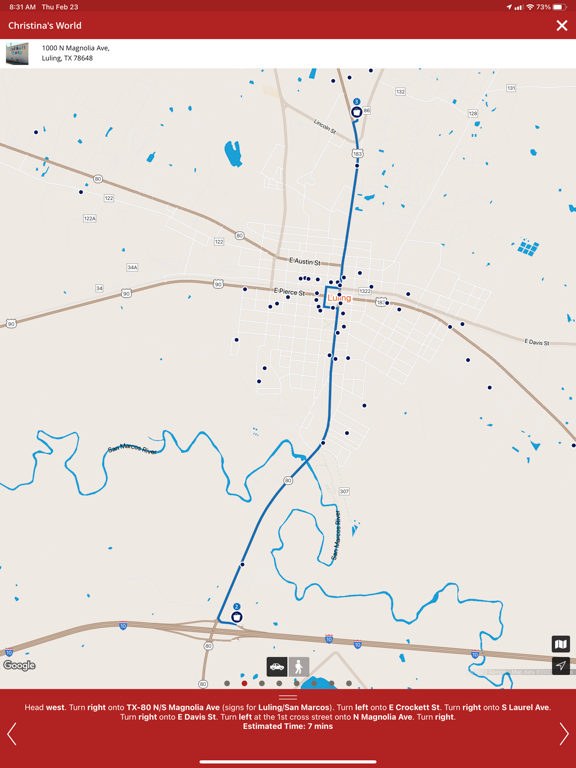 Luling Texas iPad screenshot 10 - Travel app