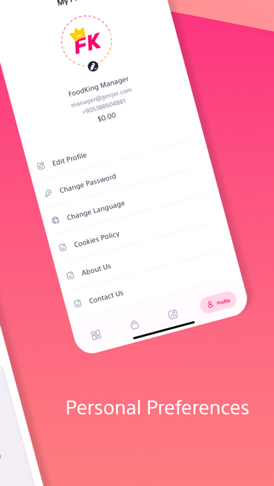 FoodKing - Manager Screenshot