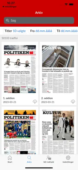 Game screenshot Politiken e-avisen apk