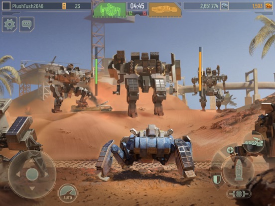 WWR: Mech robots, war game PvP iPad screenshot 2 - Games app