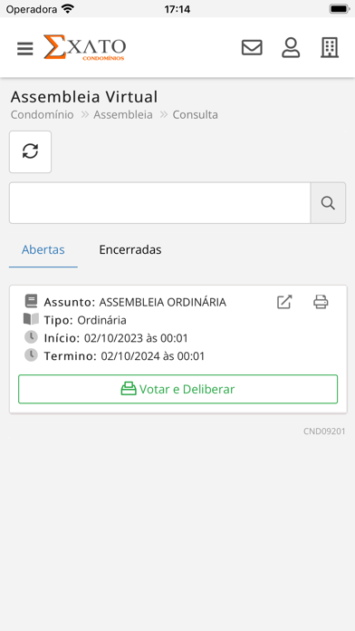 Portal Exato Screenshot