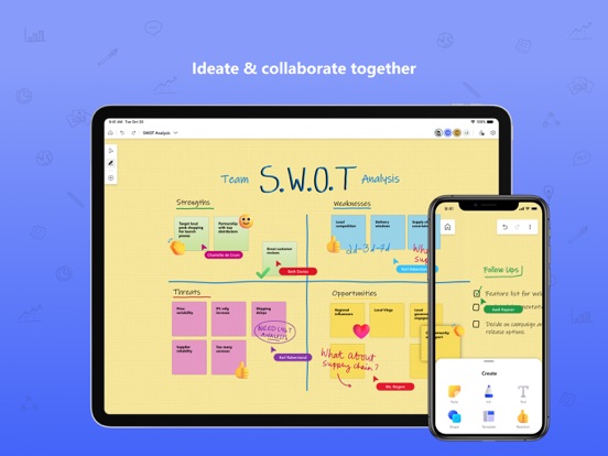 Microsoft Whiteboard iPad app afbeelding 2