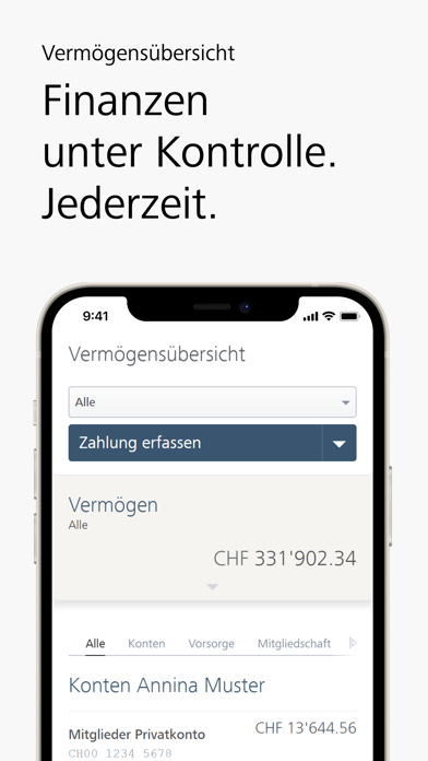 Raiffeisen E-Banking Screenshot