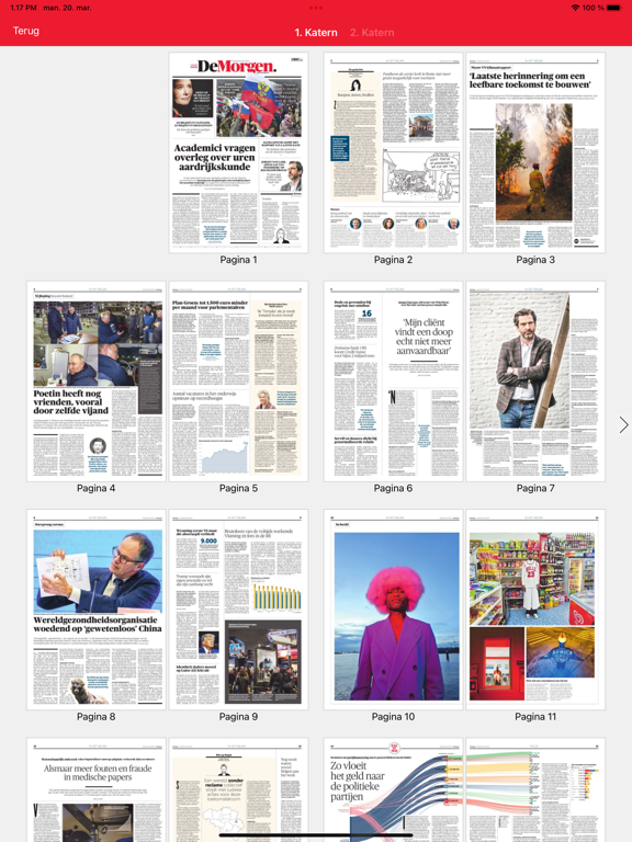 De Morgen Print Editie iPad app afbeelding 4