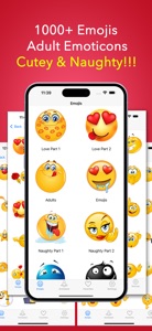 Adult Emoji Pro & Animated GIF screenshot #1 for iPhone