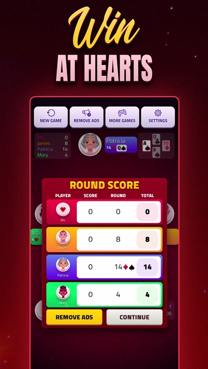 Hearts Offline - Card Game screenshot-6
