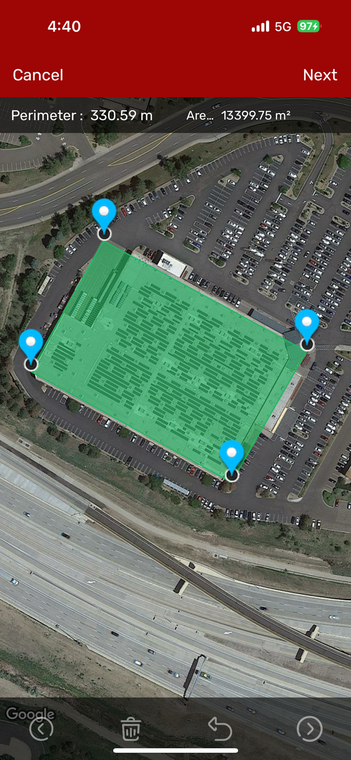 GPS Area Measurements