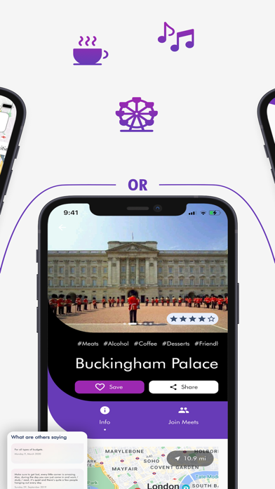 The Big Meet: Places & Friends Screenshot