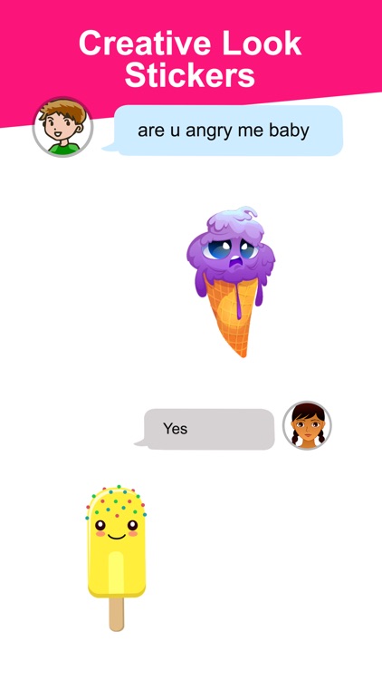 Ice Cream Emoji Stickers!