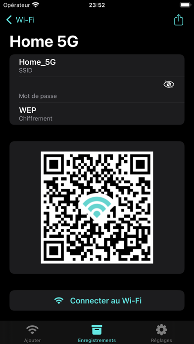 Screenshot #3 pour Mon Wi-Fi avec QR Code