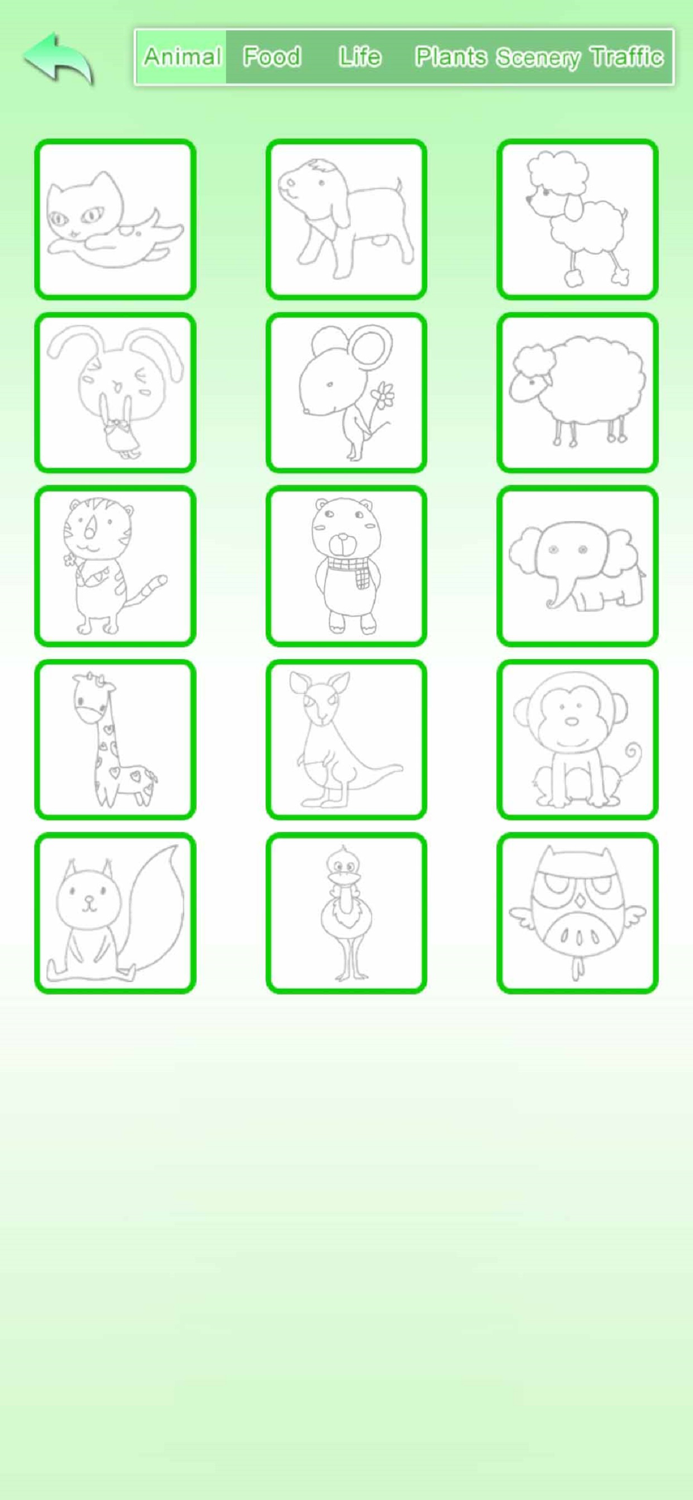 kids draw - painting game