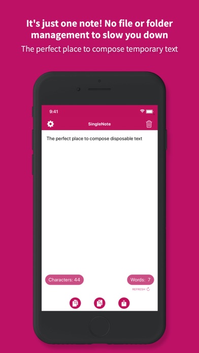 SingleNote Screenshot