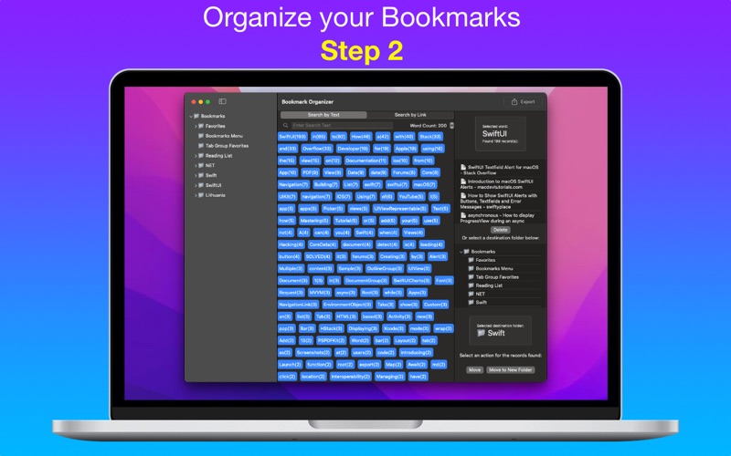 How to cancel & delete bookmark organizer 4