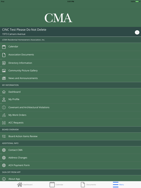 Screenshot #6 pour CMA Management App