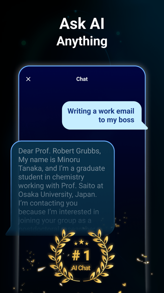 #1. ChatAI: AI Chat Assistant (iOS) 게시자: DAOWEI NETWORK TECHNOLOGY PTE.LTD.